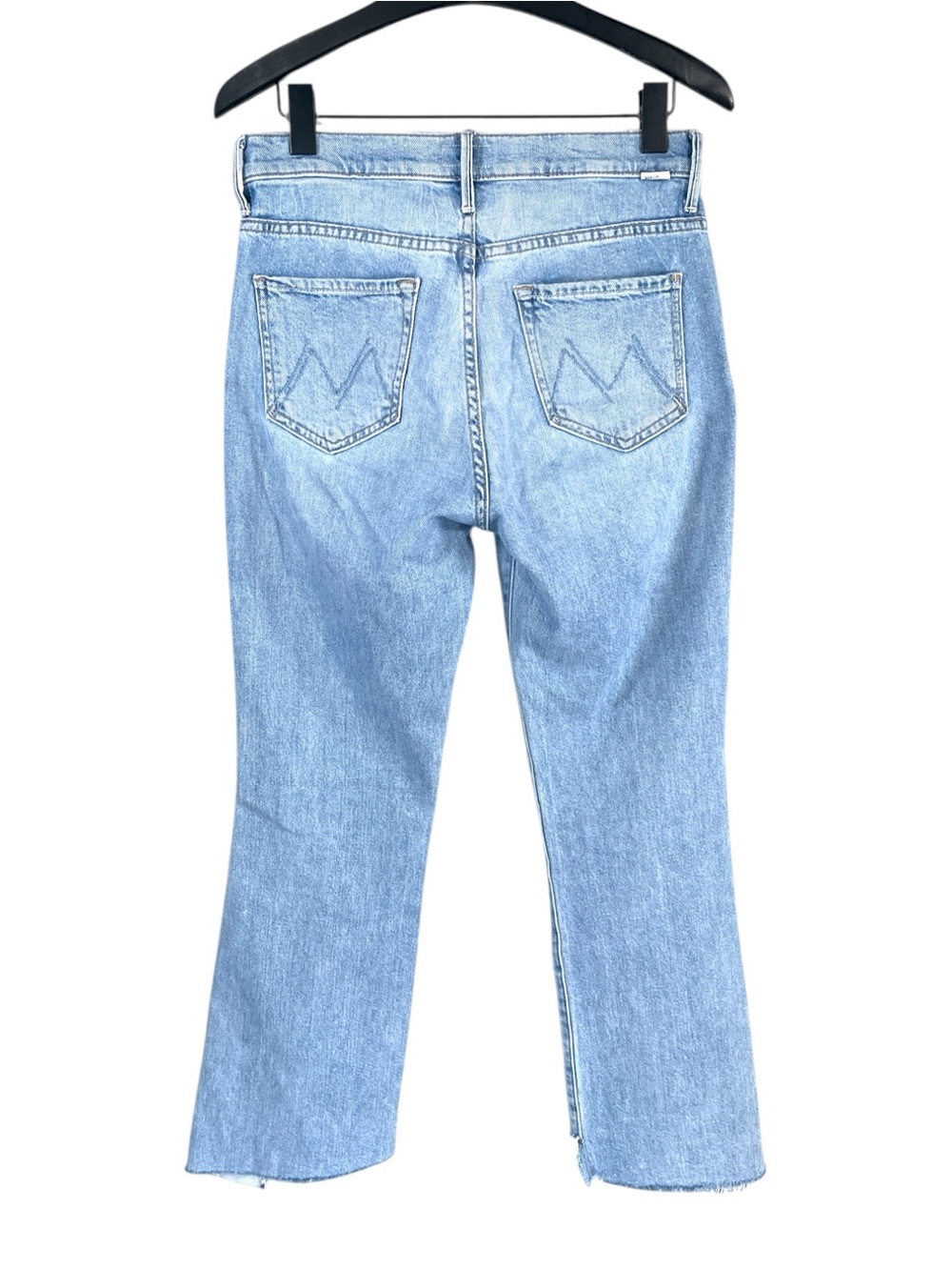 Mother Denim Insider Crop Pointy Fray Jeans size 28 in Lets Get it Together Wash - Picture 12 of 13